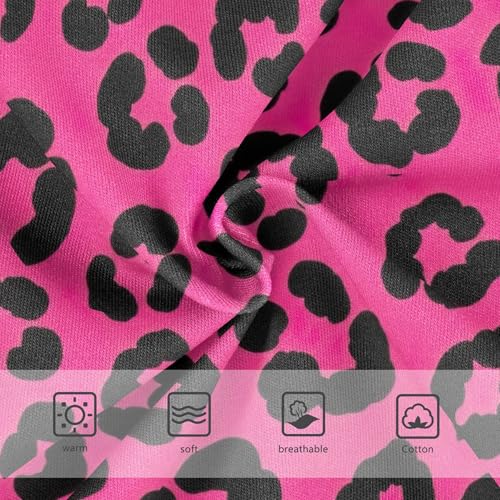 Florals Toddler Girls Underwear 2t Cotton Girl Panties Cute Black Leopard Spots Vibrant Pink Briefs Undies Kids3