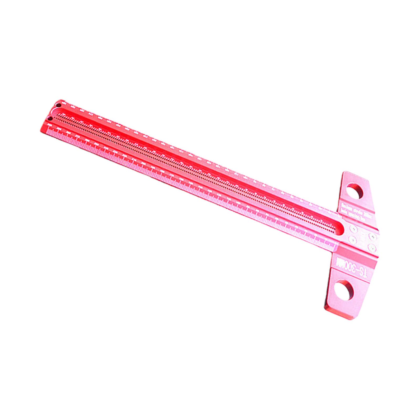 Tsophreniq 300Mm Woodworking Scriber T-Type Ruler Gauge Scriber Tool Marking Gauge Marking For Crafting Accessories Portable Tool