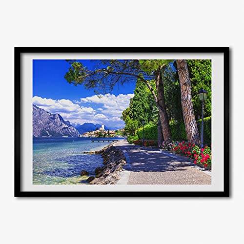 Cadre photo 70x50 cm Italie Du Nord Tulup en bois MDF