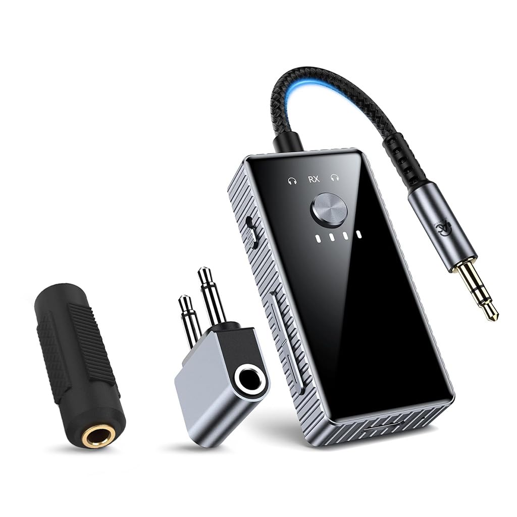 AUDIOCULAR EB01 Bluetooth 5.0 Transmitter & Receiver, 3.5mm AUX