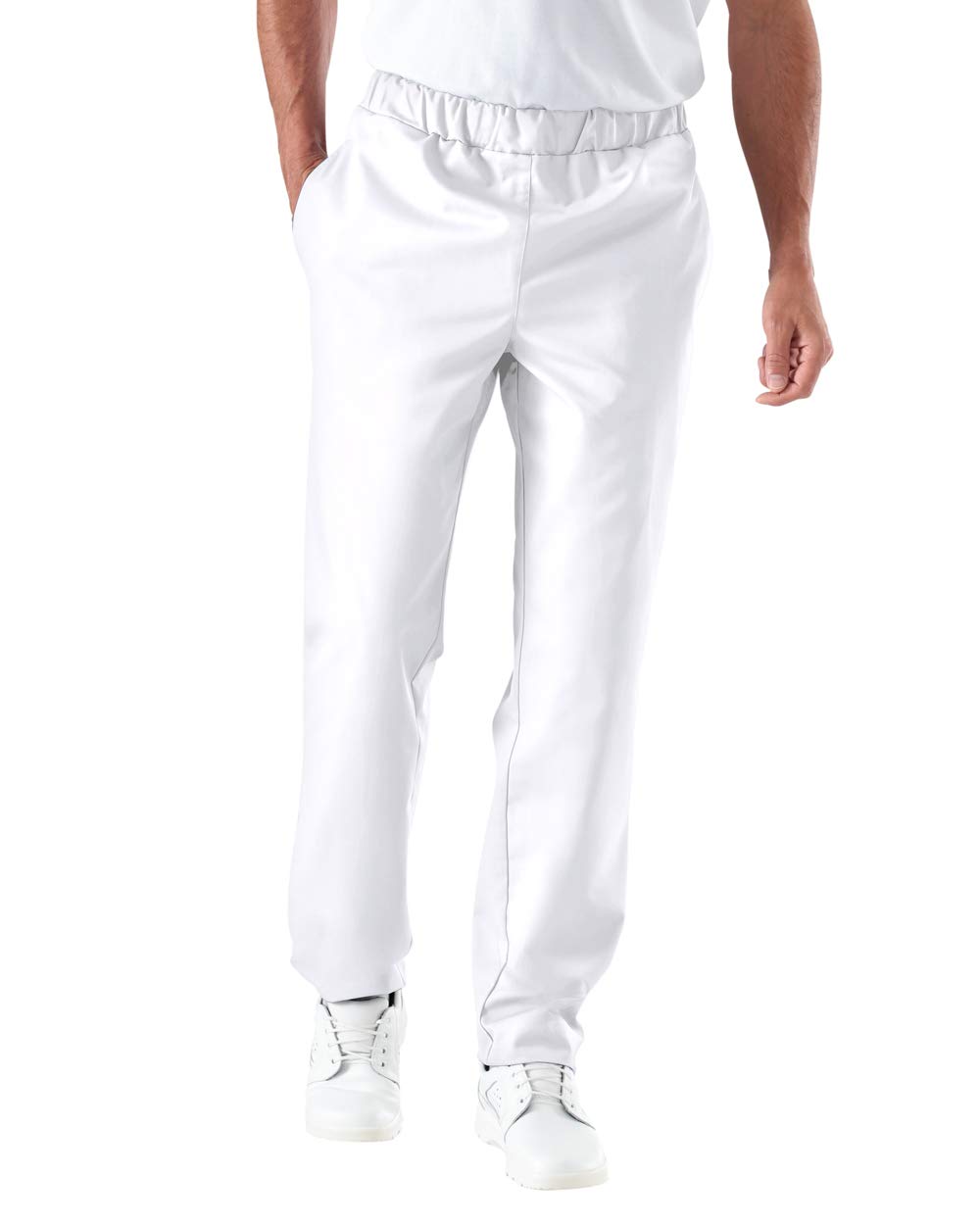 CLINIC DRESS Hose für Damen und Herren in der Pflege Rundumgummibund und Kordeldurchzug in der Taille 2 seitliche Eingrifftaschen 60°