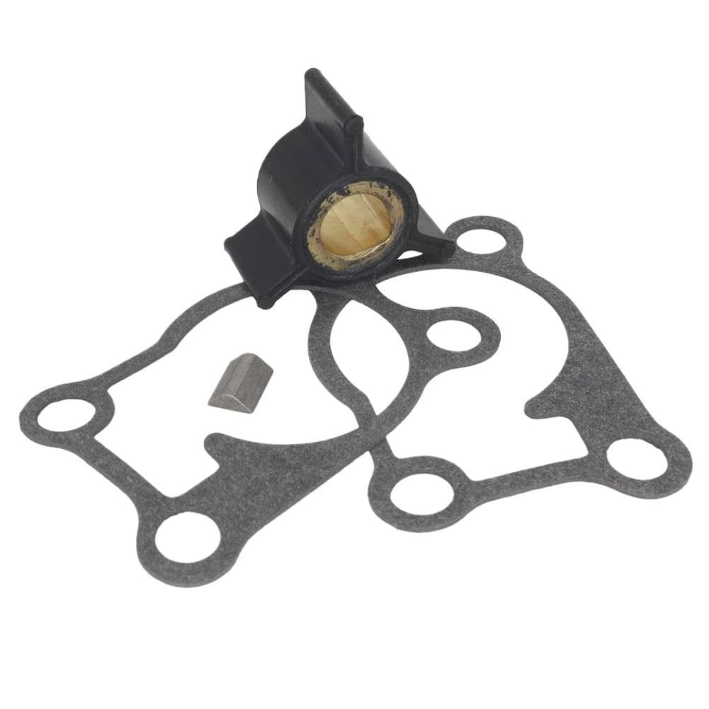 Girante della pompa dell'acqua con chiave e guarnizione per 2 o 4 motori fuoribordo – Compatibile con i codici 0433935, 0767407, 396852, 18-3015