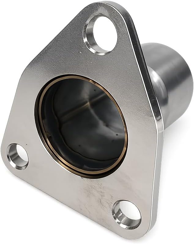 Universal 3-Bolt Exhaust Converter Pipe Flange Repair Kit, Semi Direct Fit, Multiple Sizes (FG_CBE225_3H, 2.25inch)