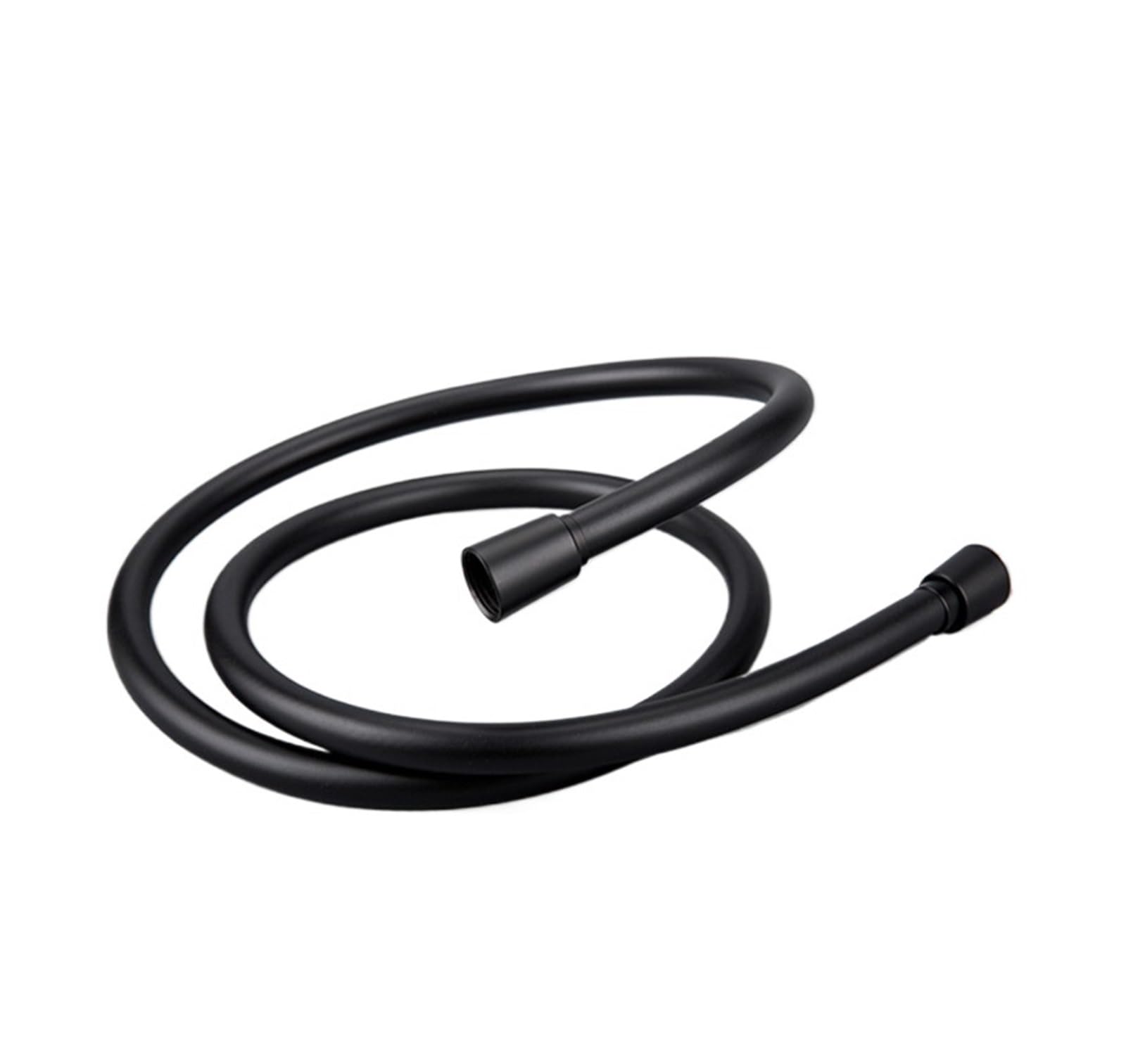 Mmzrukywv Pvc 1M Black Pvc High Pressure ，Compatible For Silver， & Black Smooth Shower Hose For Bathroom Handheld Head Flexible Plumbing Anti Winding Gi/2 Universal(Pvc 1M Black)
