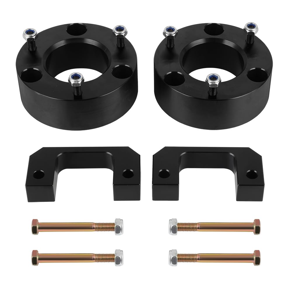 scitoo 3.5 inch front leveling lift kit for cadillac 2007-2017 lift strut spacer compatible for cadillac escalade 6.2l 2007-2017 front lift spacers rear lift blocks