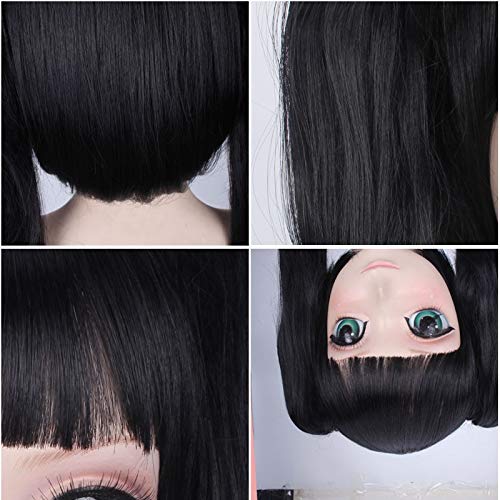 Sword Oratoria Hestia Kami Sama Cosplay Wig Heat Resistant Synthetic Wigs for Halloween Costume Party Role Play+Wig Cap