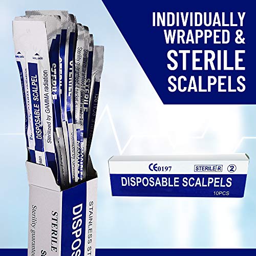 Medhelp SCALPELS10 Disposable Scalpels 10 thumb #3