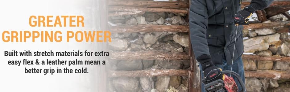 RefrigiWear Fiberfill Insulated Abrasion Tricot Lined High Dexterity Safety Work Glove - Image 4