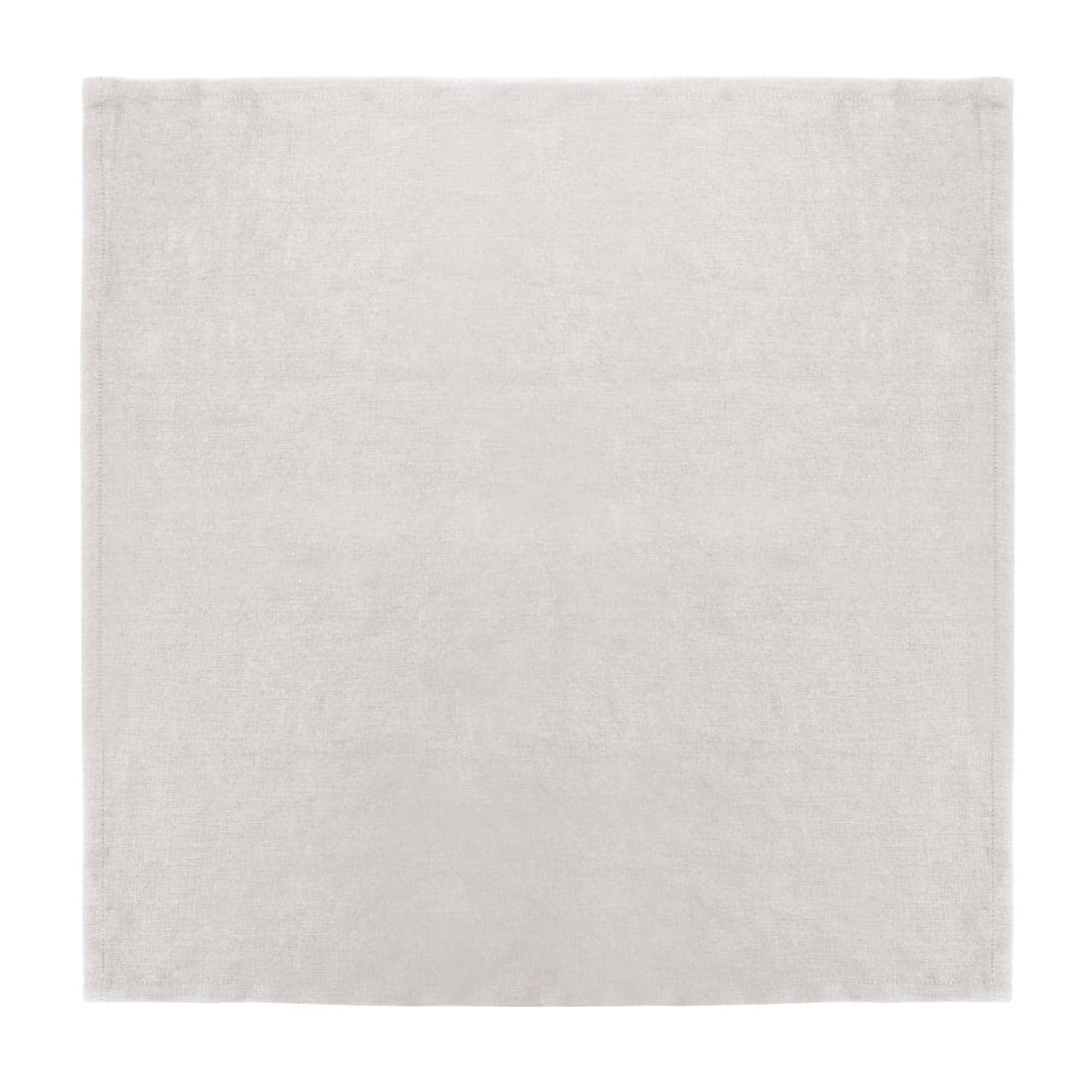 Olympia FW699 - Servilletas de mesa (lino, 400 x 400 mm, 12 unidades), color arena