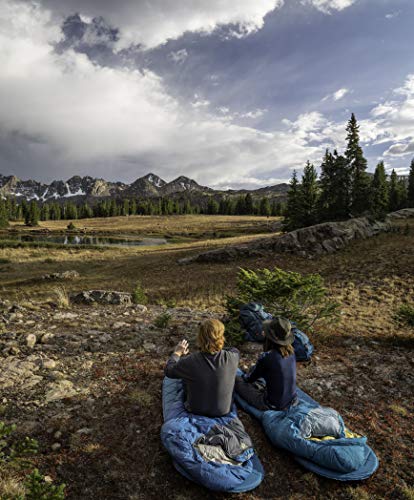 Kelty Cosmic 20 Degree 550 Down Fill Sleeping Bag For 3 Season Camping, Premium Thermal Efficiency, Soft To Touch, Large Footbox, Compression Stuff Sack (Regular) #TOP7