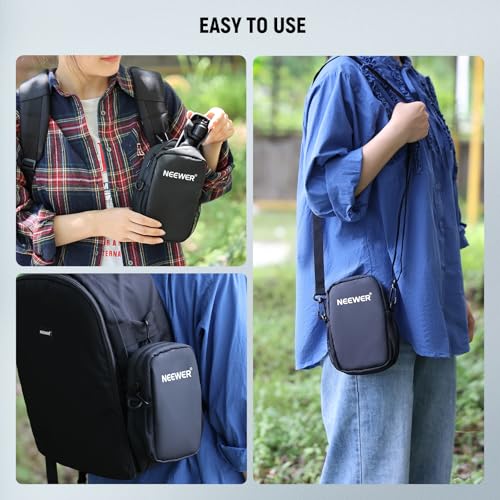 Image of NEEWER Camera Sling Bag, Water Resistant Lightweight Compact Travel Case Crossbody for Photographers, Compatible with DJI Osmo Pocket 3 DSLR Mirrorless Small Photography Accessories, PB13