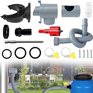 YUNLI collecteur d’eau de pluie pour descentes 70 à 110 mm