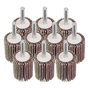 RASTKY 10 Stk. Schleifpapier Polierscheibe für Winkelschleifer