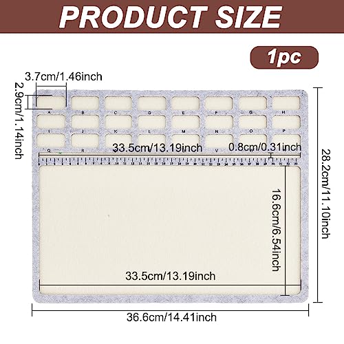 BENECREAT Large Rectangle Felt Beading Mat - Image 2