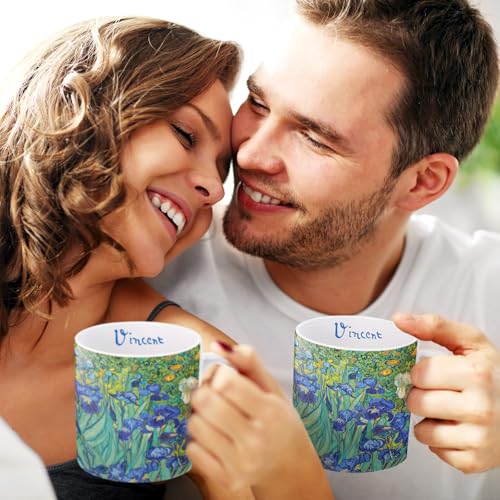 Taza de porcelana 14oz RainCaper diseño artístico miniatura 2