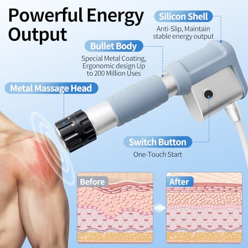 Máquina de terapia con ondas de choque, dispositivo extracorpóreo para alivio del dolor, uso doméstico e institucional miniatura 4