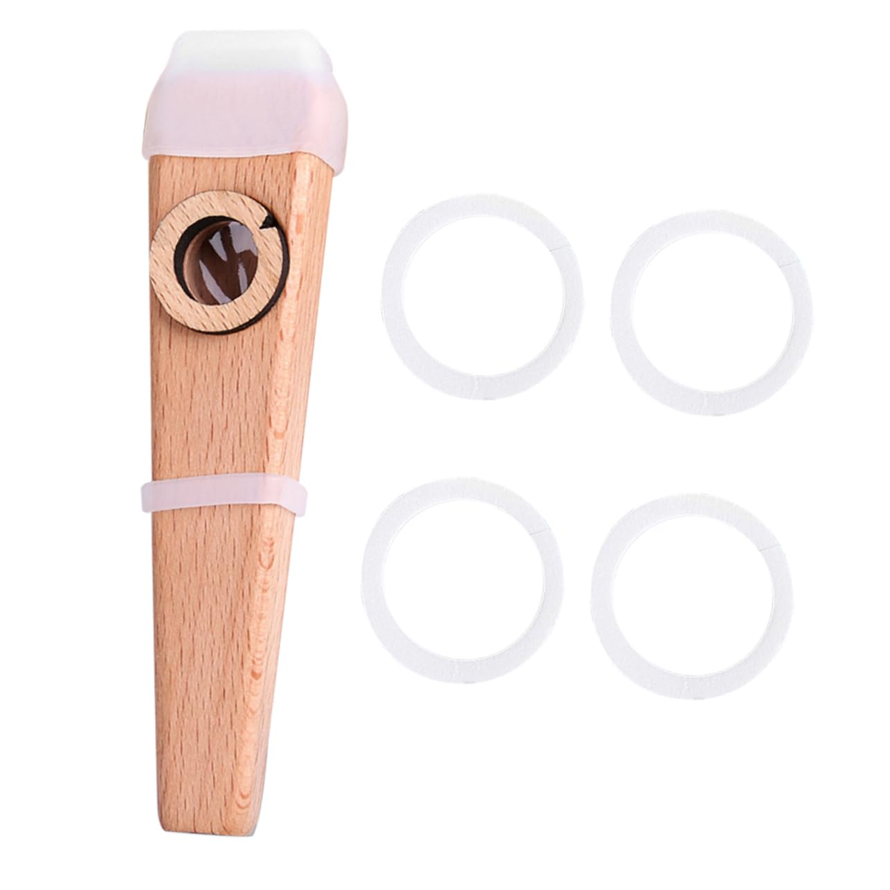 Toddmomy Wooden Recorder Adult Musical Instrument Bright Colors for Guitar Ukulele Performances