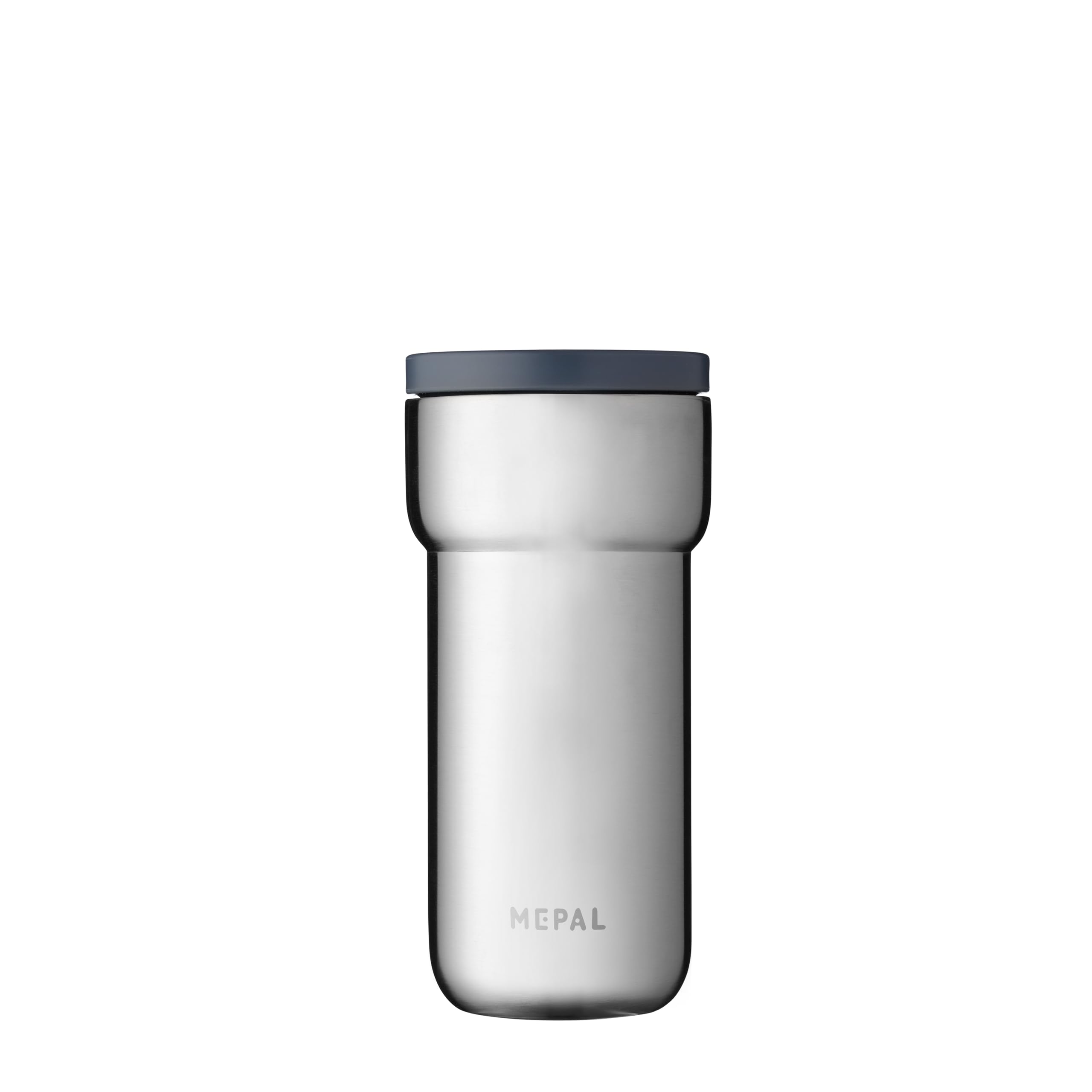 Mepal Ellipse termos kupa, 375 ml, fırçalanmış, kahve demliği, termos bardak, çay bardağı, sızdırmaz, paslanmaz çelik, termik fincan, neredeyse tüm içecek tutucularına uyar