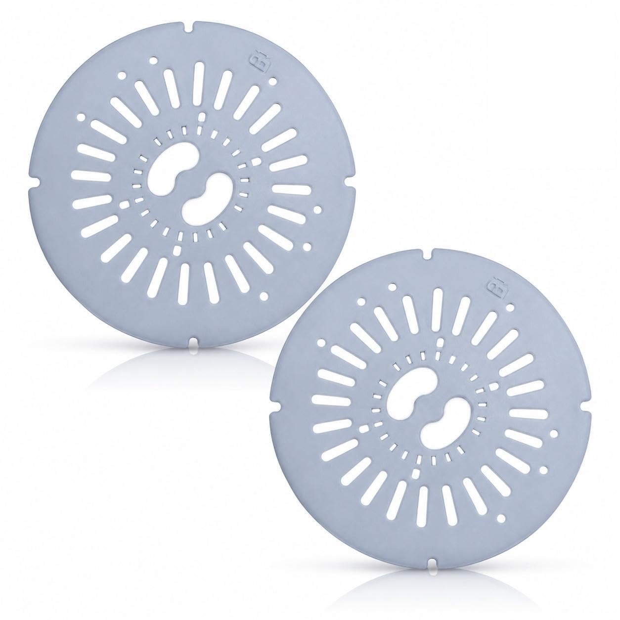 Purnam Dryer Spin Cap/Safety Cover for LG 6.2kg, 6.5kg, 6.8kg, 7kg & 7.5kg Semi Automatic Washing Machine, Spinner Safety Lid, Durable Replacement Cover, 9.5 Inch (24.5 cm), Grey (Pack of 2)-image-7
