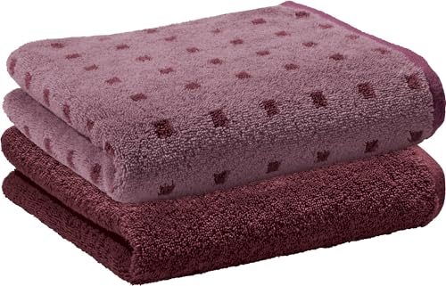 Erwin Müller Duschtuch Sigmaringen 2er-Pack Walk-Frottier Beere Größe...
