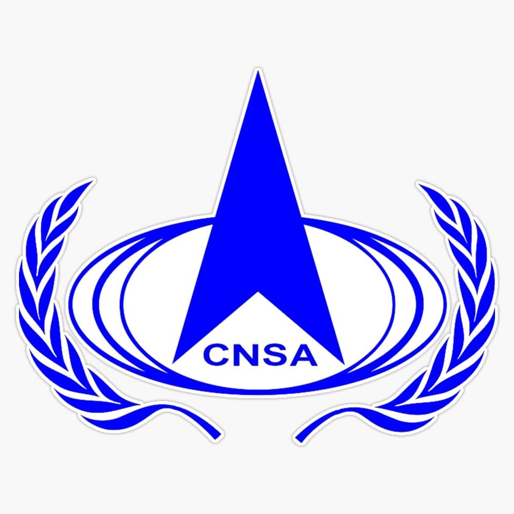 Magnet China National Space Administration Logo Magnetic Vinyl Sticker Decal Magnet 5"