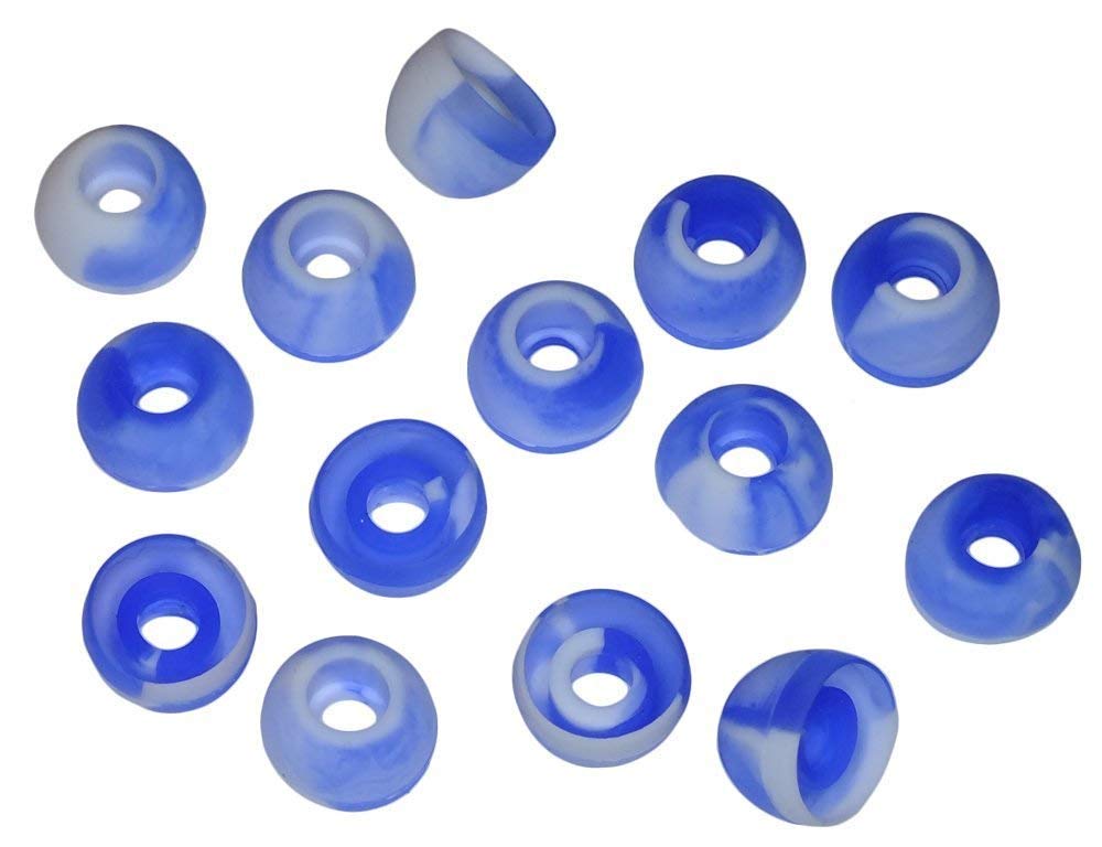 Xcessor Silicona Almohadillas de Repuesto para Auriculares Internos 7 Pares (Juego de 14 Piezas). Compatible con la Mayoría en el Oído Marcas Auriculares. Talla: PEQUEÑO (S). Color: Azul — view 19