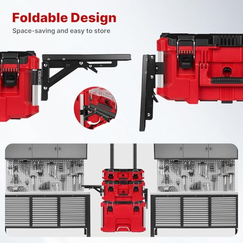 Image of BYERN AUTO Folding Packout Mount Compatible with Milwaukee Packout