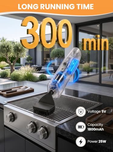 Electric Grill Brush with LED Light - image 6
