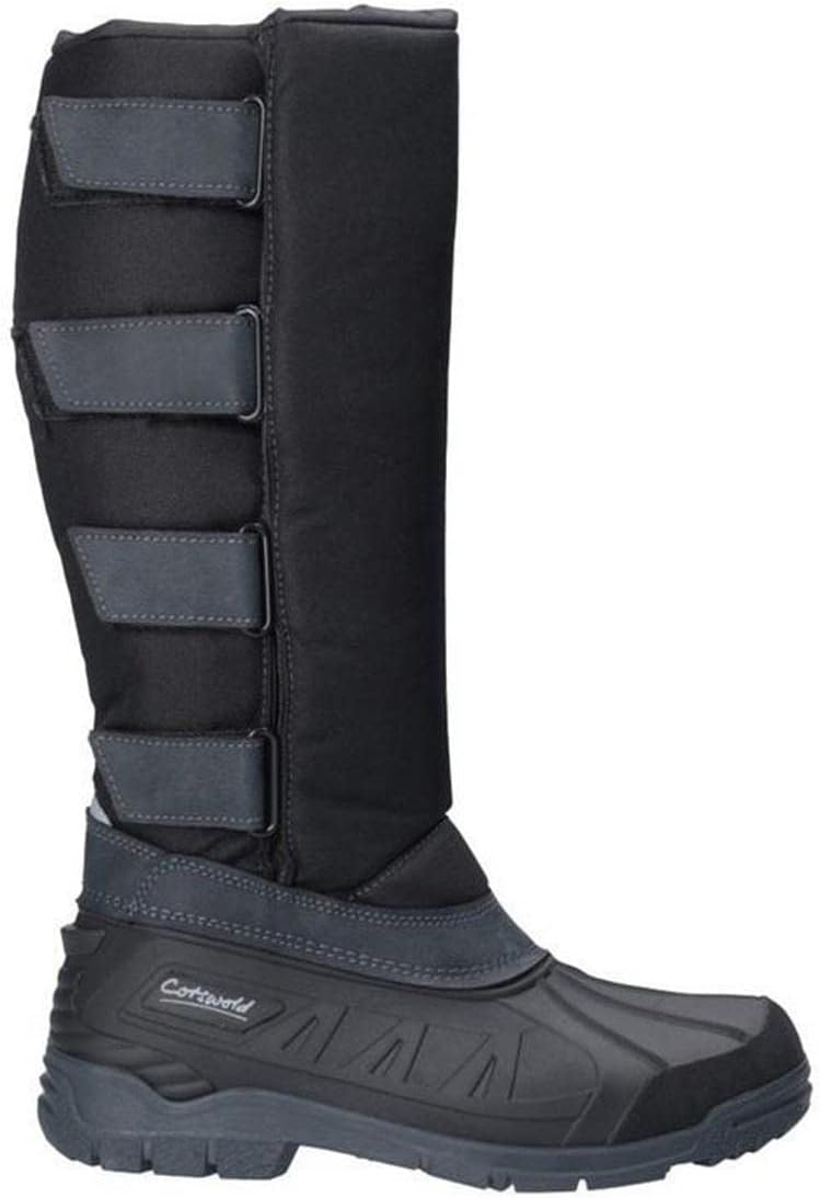 Cotswold Mens Kemble Short Wellington Boot Black Size UK 7 EU 41