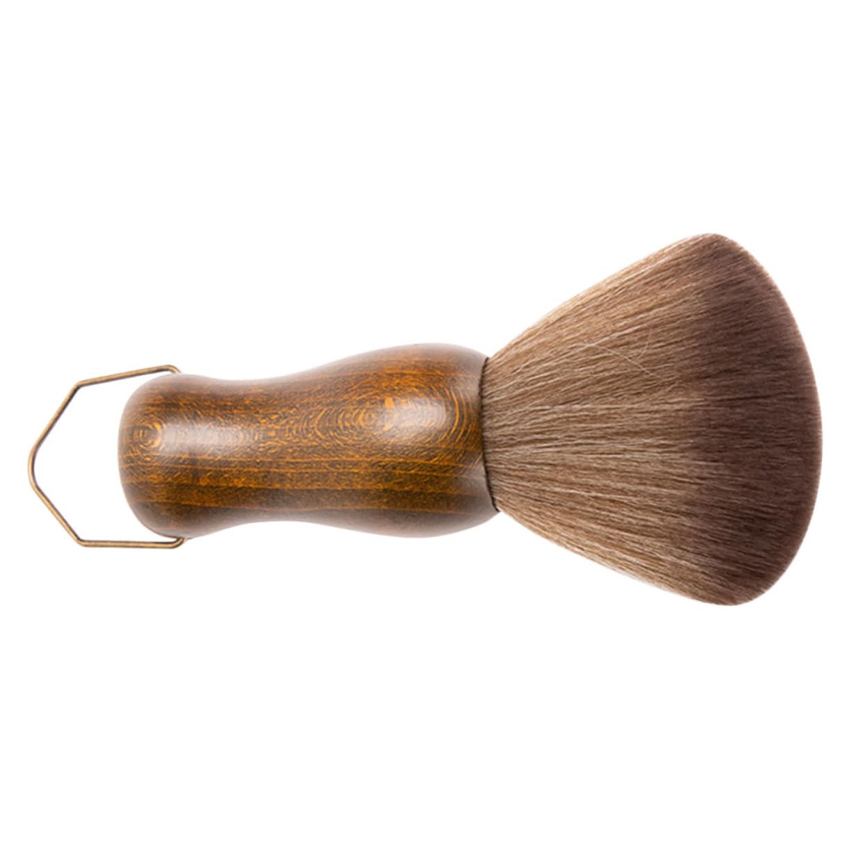 TOVINANNA Neck Duster Brush with Ergonomic Handle Soft Bristles for Hair Salon Cleaning Shaving Portable Hair Sweep Brush with Hook for Barber Tool