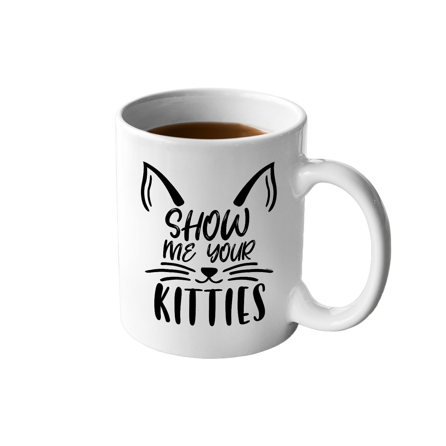 Veracco Funny Cat Themed Ceramic Coffee Mug Pet Lovers Dad Mom Birthday Fathers Day Mothers Day Christmas Gifts