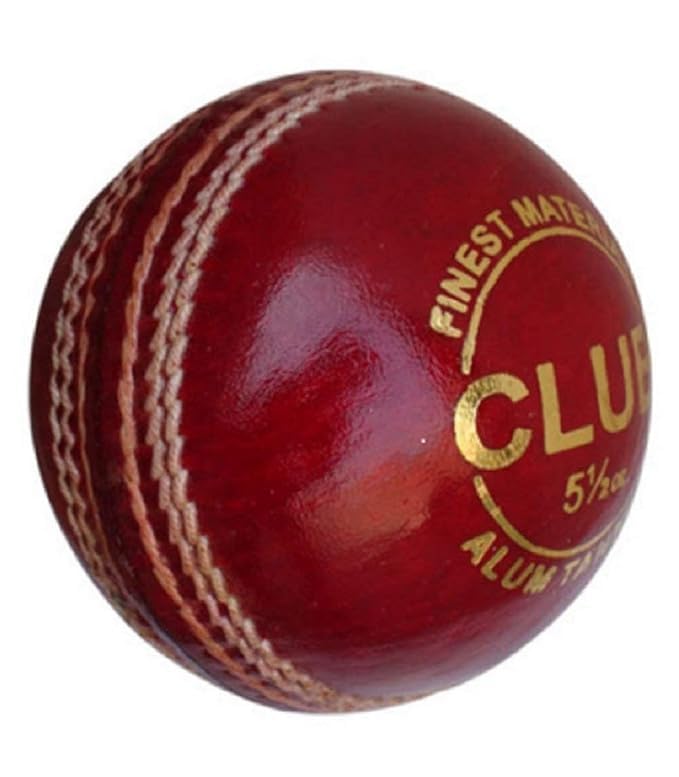 NE NEPTUNE RDS Red Leather Club Cricket Ball-picture-29