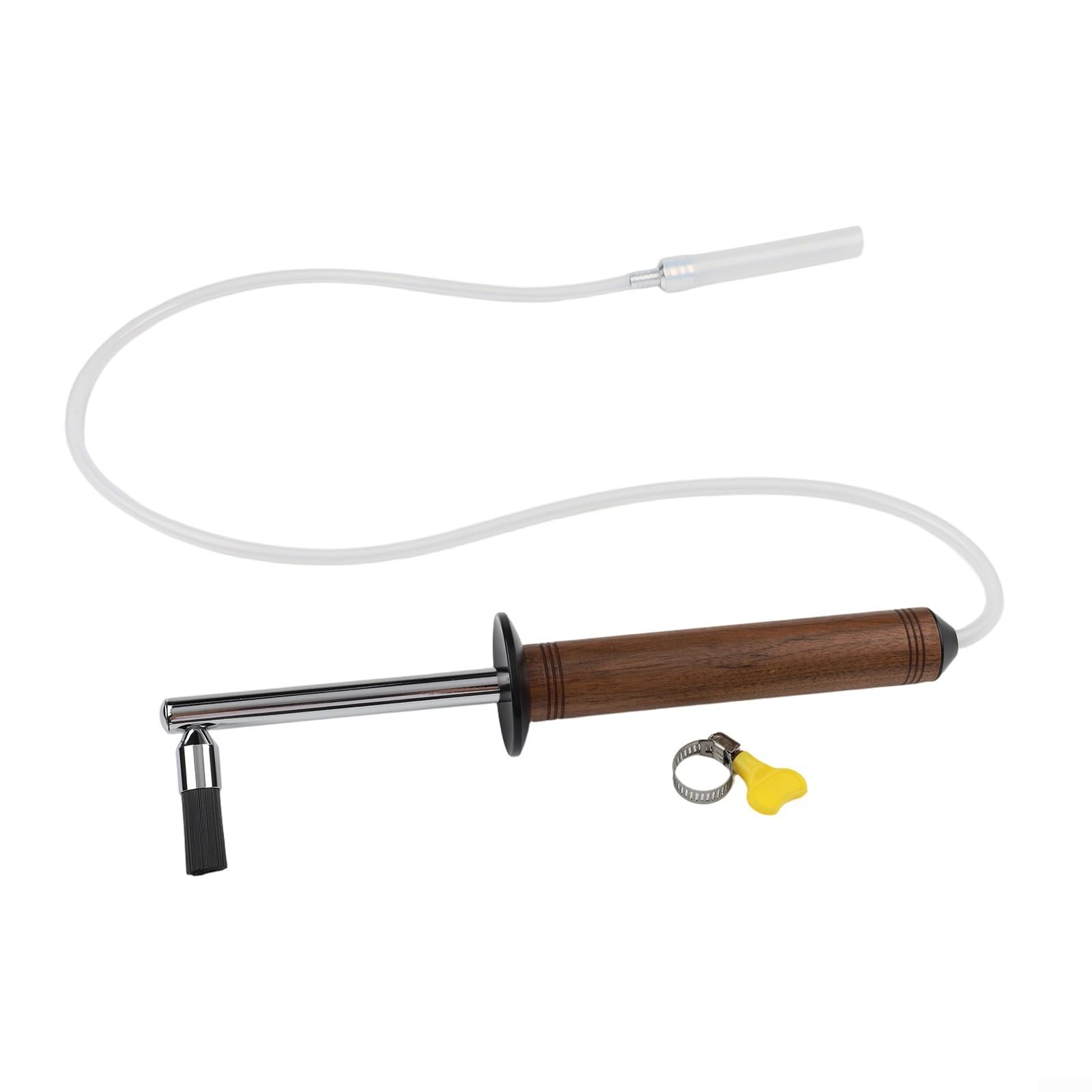 Cepillo portafiltros para cafeteras espresso, cepillo de limpieza de vapor con mango de madera, cerdas de nailon para cafeteras espresso, accesorios, 58 mm, filtro portafiltro