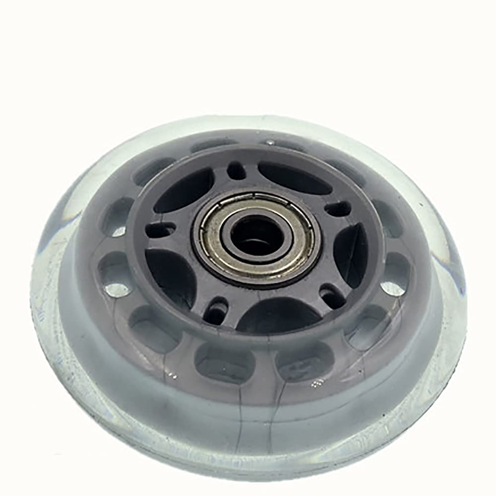 75mm Gomma Ruote girevoli con Freno per carichi Pesanti M8 M10 per 100kg Sacco Perfetto per Mobili & Carrelli Set da 4 (Girevole M12)