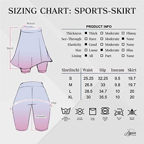 Again 1231 Knee Length Medium Skorts Leggings Skirted Shorts 6 Again 1231 Knee Length Medium Skorts Leggings Skirted Shorts