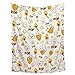 Cute Popcorn Blanket Food Blanket,Popcorn Gift for Popcorn Lover,Popcorn Fun Novelty Bed Blanket,Lightweight Super Soft Cozy Throw Blanket for Couch Bed Sofa,40