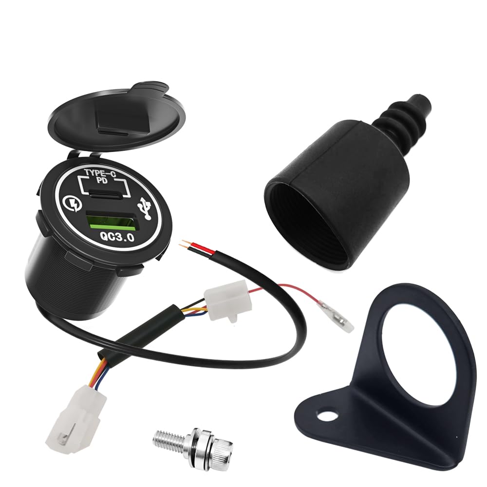 <値下げ>リトルカブ50 3速　USB電源付き Amazon.co.jp: クイックチャージャー USB電源キット 適合車種 ホンダ