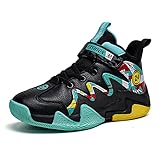 Kinder Basketballschuhe Jungen Tennisschuhe Komfort Trainerschuhe Turnschuhe Fitnessschuhe atmungsaktiv Sneaker Hallenschuhe Multisport Indoor Schuhe Anti-Rutsch Mode Outdoor Sportschuhe Gr.31-40