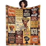 YHIKOUY African American Gifts for Mom Blanket 60