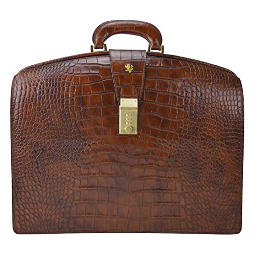 Pratesi Brunelleschi Briefcase - K120 King (Dark Brown)