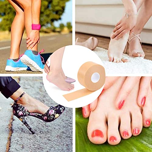 Image of MEXONIC Waterproof Rolls Foot Care Sticker Heel Grip Tape Hand Foot Care Protector Anti Slip Feet Pad Heel Insole Cushion Shoe Insert for Skin Tape Bandages for Friction on Feet,Toes, Hands, Shoes(3)