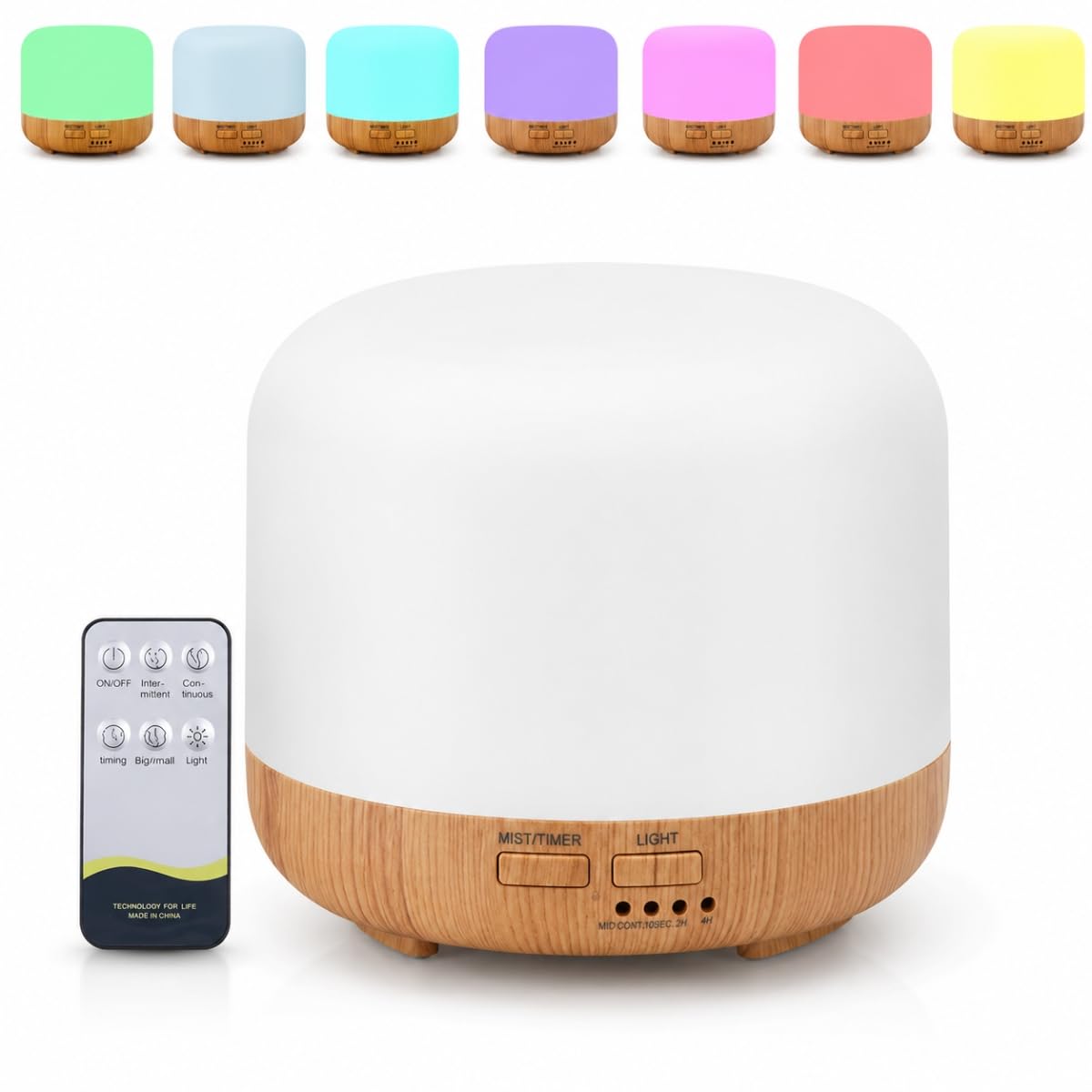 Difusor de Ambiente Elétrico De 300ml Aromatizador de Ambiente Elétrico Para Óleos