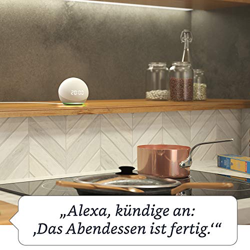 Echo Dot (4. Generation) | Smarter Lautsprecher mit Uhr und Alexa | Blaugrau - Image 6