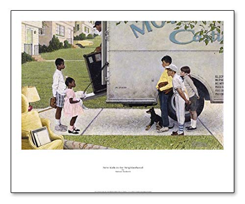 Amazon.co.jp: ポスター ノーマン ロックウェル New Kids in the