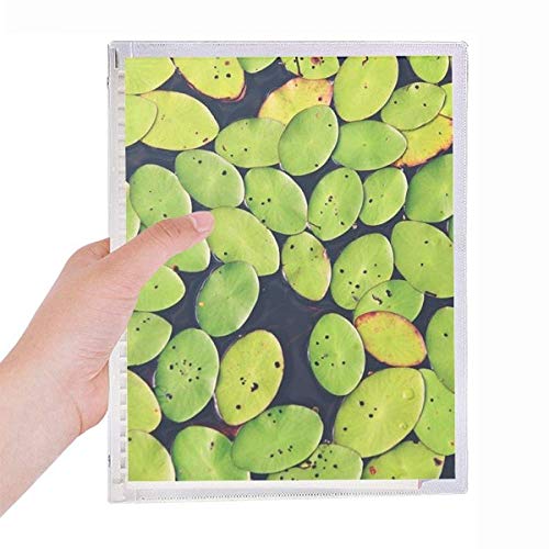 Carnet à spirales rechargeable Fresh Leaf Plant pour organiser vos réunions