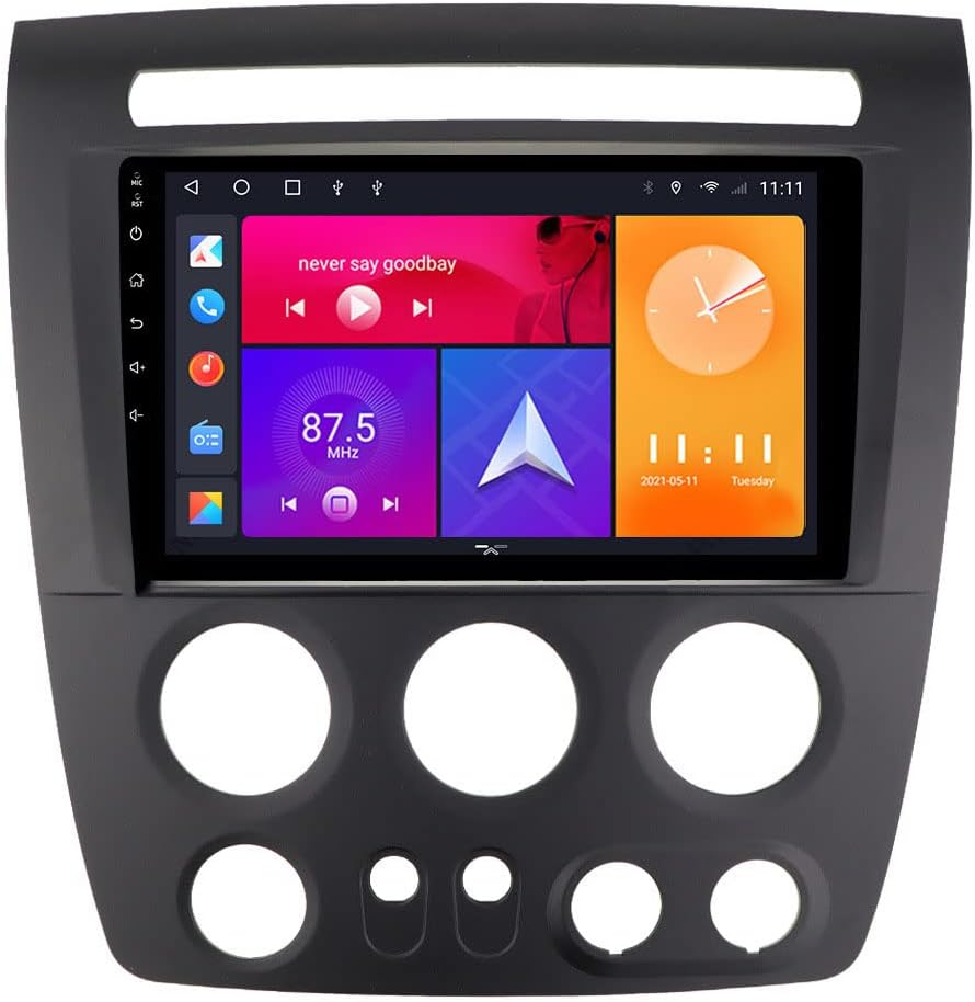 Sxwz Android Car Stereo Compatible with H3 9 Inch 2 Din Radio GPS Navigation IPS Touch Screen Multimedia Player Support SWC 4G Wifi DSP Carplay,8 core 4G+wifi 4G+64G