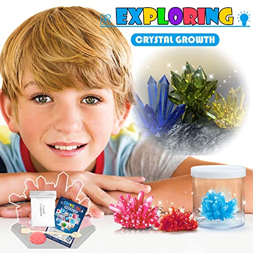 STEM Science Kits For Kids - 56 Science Lab Experiments For Teenagers Age 8-10-12-14 Volcano Crystal Growing Chemistry Projects,Educational Activities Toys Game For Boy & Girl Christmas Birthday Gifts - Image 5