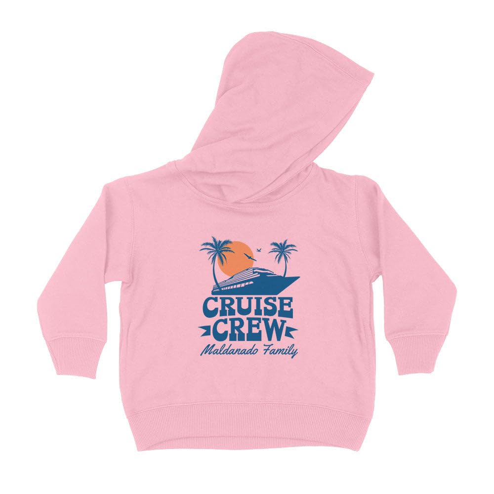 Cruise Crew Maldanado Family Kids Hoodie Sweatshirt Toddler 4T Light Pink