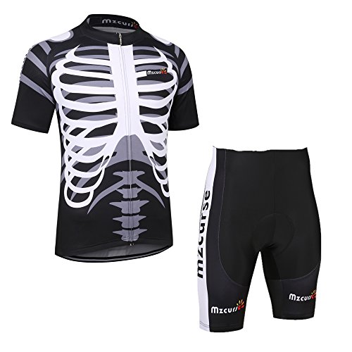 Image of Mens Cycling Shirt Jersey + Shorts Pants Suit Sets