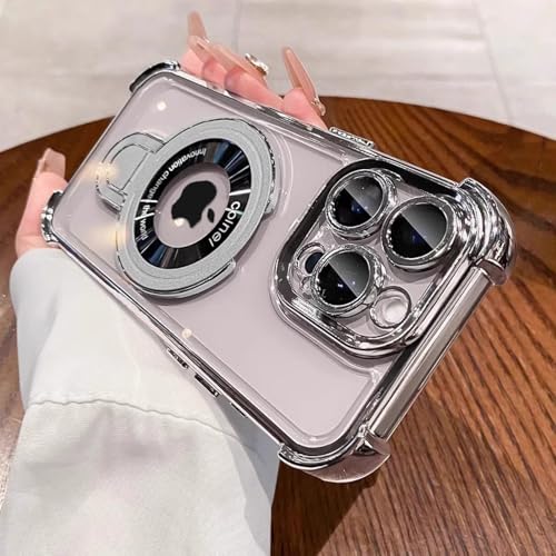 Coque iPhone 16 Pro antichoc argenté évite les casses d'écran
